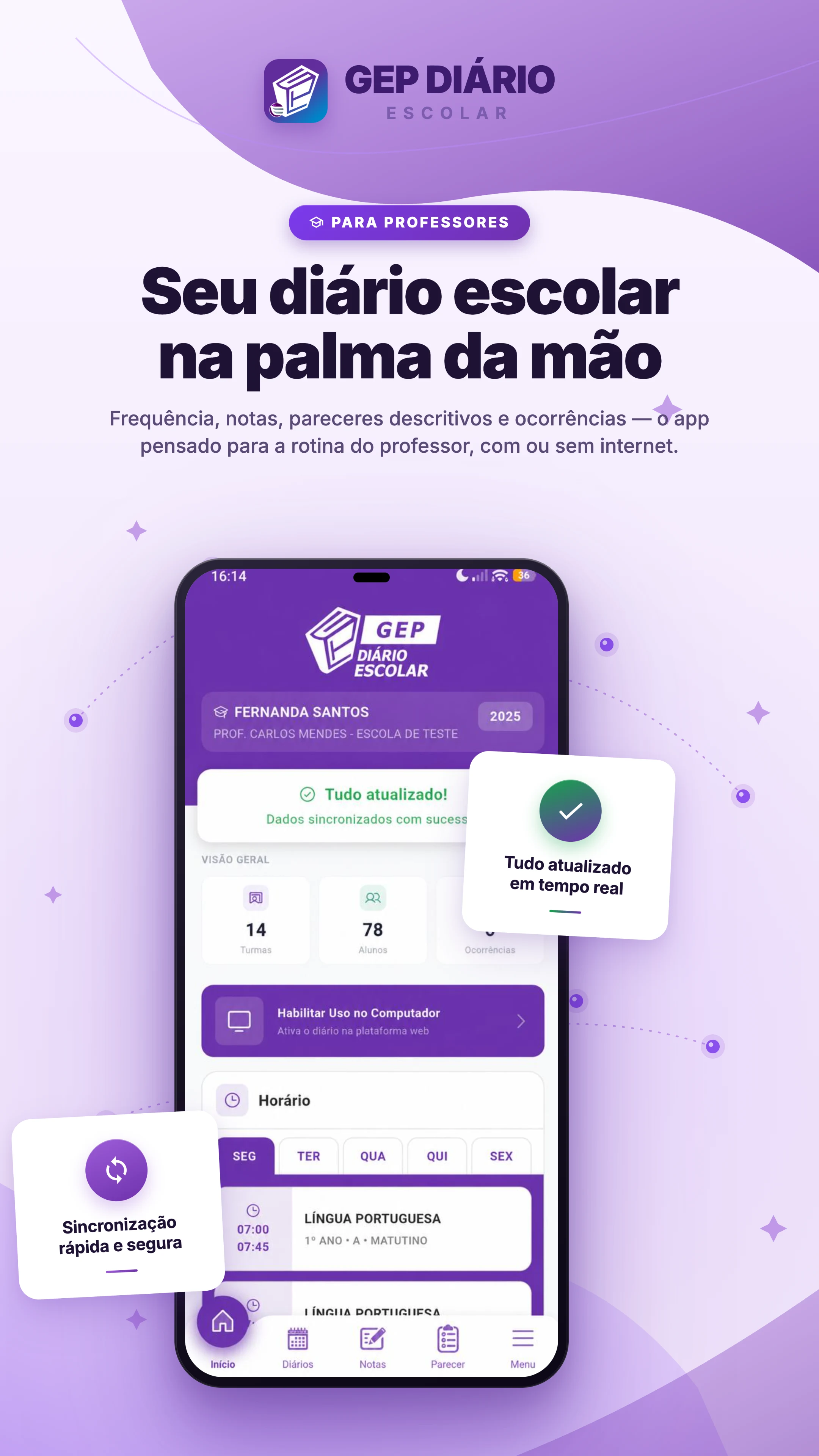 GEP Diário Escolar screenshot